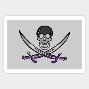 Asexual Pirate Pride Sticker
